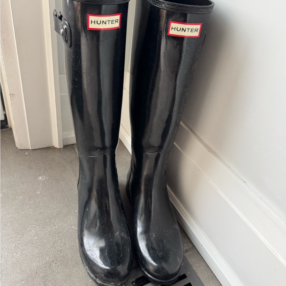 Hunter Black Rain Boots